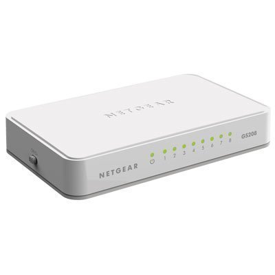 美国网件(NETGEAR)GS208 8端口 千兆以上以太网交换机/交换机千兆