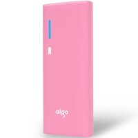 aigo移动电源K112升级2A输入10000毫安粉色