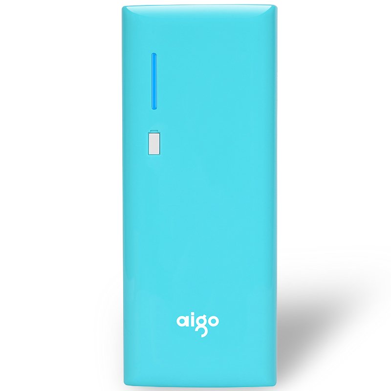 aigo移动电源K112升级2A输入10000毫安蓝色