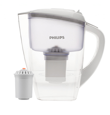 飞利浦 Philips 净水器 净水壶 WP2802 自配一芯 白色4升