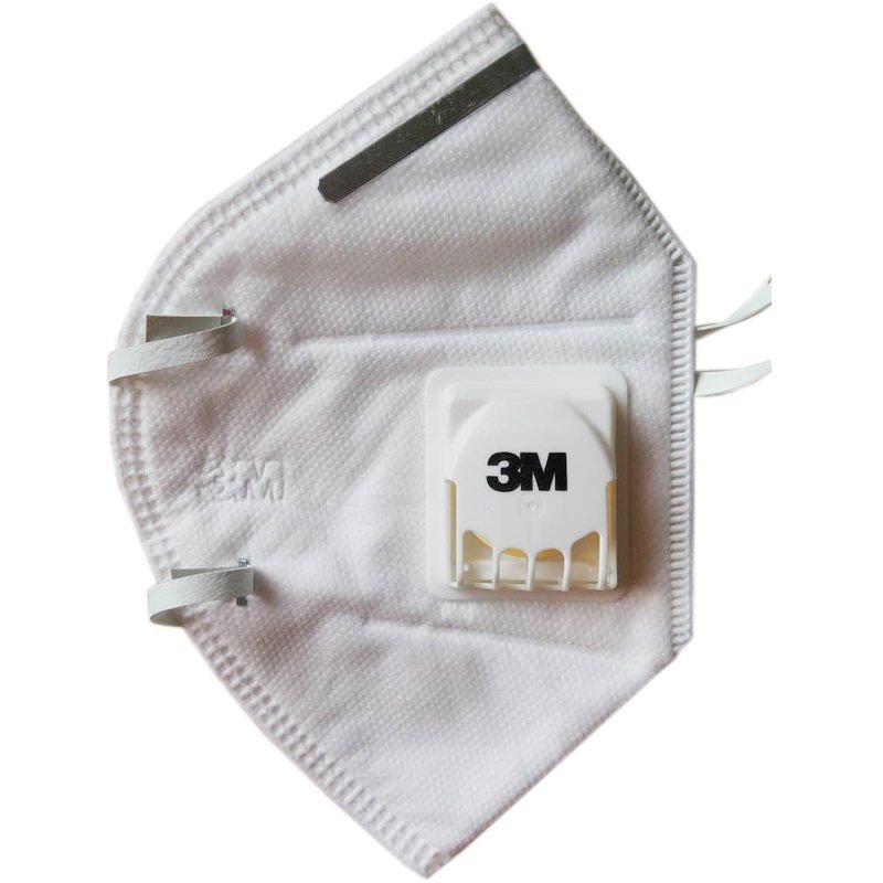 [苏宁易购超市]3M折叠式头戴带阀防颗粒物口罩散装9002V(5只装)