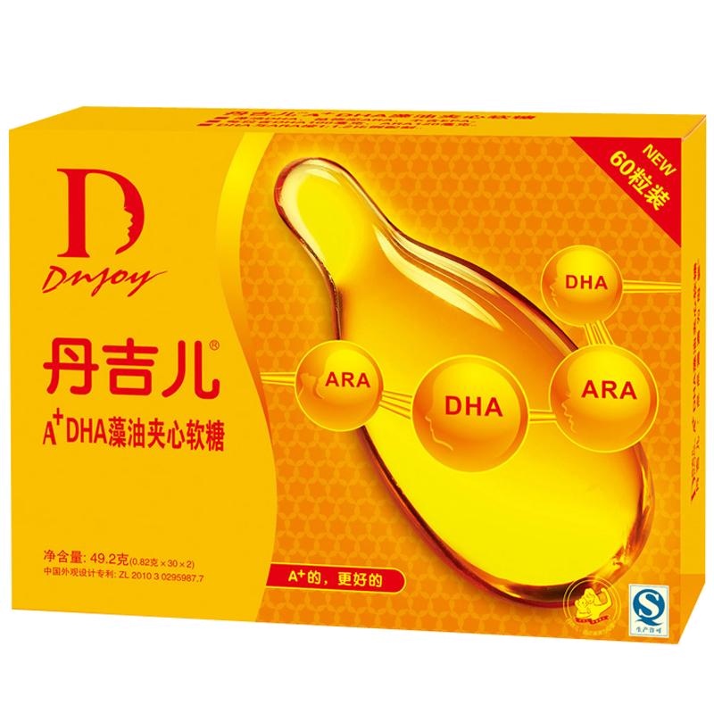 丹吉儿A+DHA藻油夹心软糖820mg*60粒