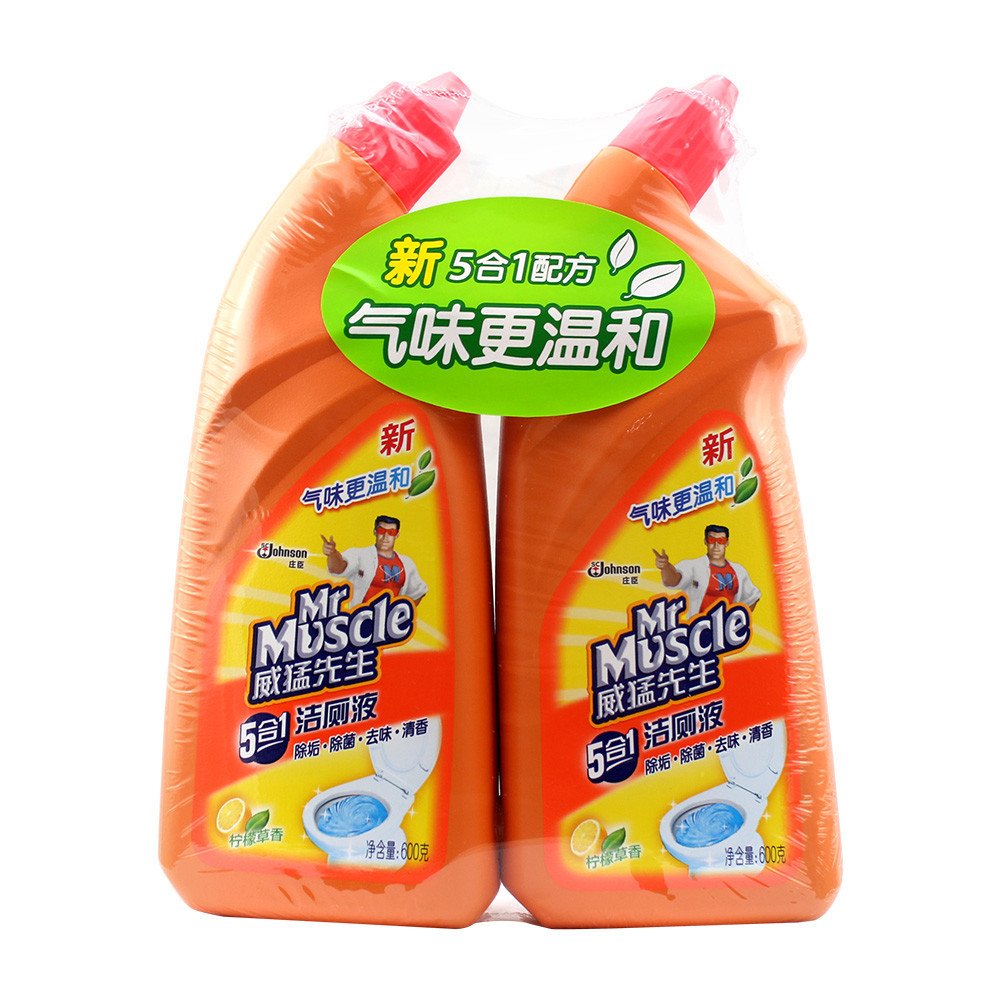 威猛先生洁厕液(柠檬草香)双包装600g*2