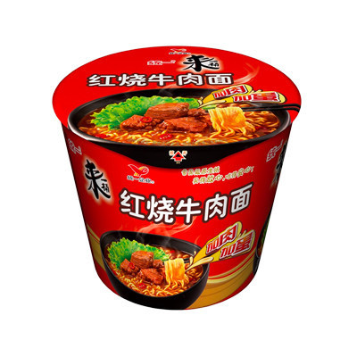 统一 来一桶 红烧牛肉面105g/桶