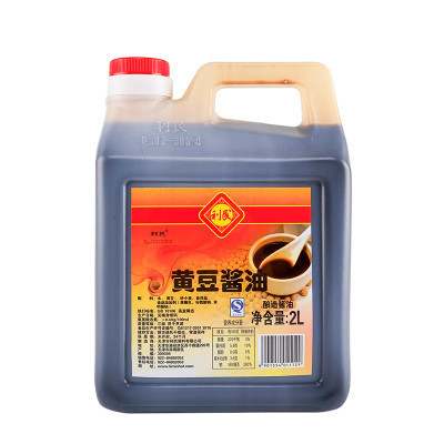 利民 黄豆酱油 2L/桶 纯粮酿造 凉拌烹饪 生抽老抽