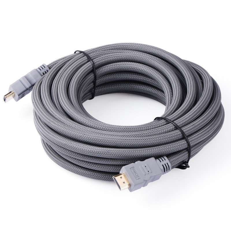 绿联(UGREEN)11101HDMI1.4版高清数据工程线家庭装修KTV电影院影音布线5米(灰色)