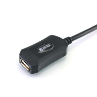 绿联(UGREEN)10319USB2.0信号延长放大线接无线网卡全铜豪华黑色5米