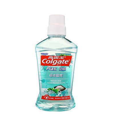 高露洁(Colgate)贝齿草本盐爽漱口水500ml