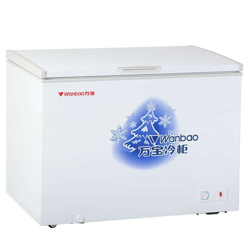 万宝(Wanbao)BC/BD-300D 300升顶开门单温冷藏冷冻互转卧式家用商用冷柜