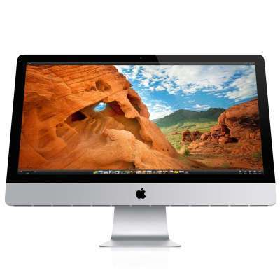 Apple iMac ME088CH/A 27英寸电脑一体机(i5 8G 1TB GT755M 1G显存 OS 银色)