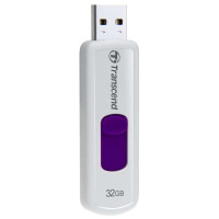 创见优盘无盖伸缩系列(JF530)32G 炫白 U盘 USB 2.0