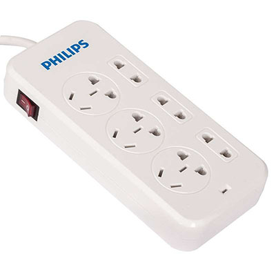 飞利浦(PHILIPS)SPS3620D/93 六位总控1.8米插座