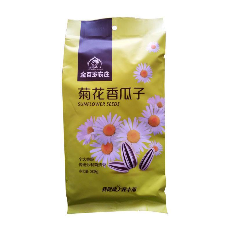 金百岁农庄 菊花香瓜子 308g