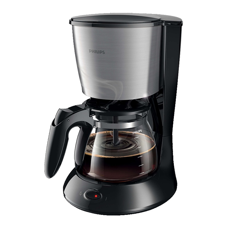 飞利浦(Philips)咖啡机HD7457 家用防滴漏式全自动美式咖啡壶 持续保温 香气漩涡 大容量可煮10-15杯