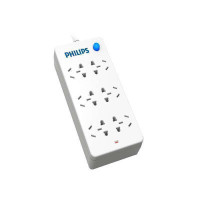 飞利浦(PHILIPS)SPS6050B/93 双排六位5米插座