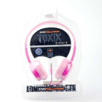 iFrogz(爱蛙)Toxix炫动轻便头戴式个性音乐时尚耳机粉色