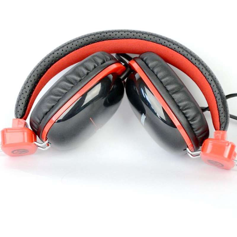 iFrogz(爱蛙)ThrowbaxII复古头戴式个性音乐时尚DJ耳机黑红色