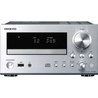 安桥(Onkyo) CS-555迷你音响 高保真HiFi发烧级组合音响 CD播放/USB播放/无损音乐播放 银色