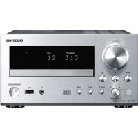 安桥(Onkyo) CS-555迷你音响 高保真HiFi发烧级组合音响 CD播放/USB播放/无损音乐播放 银色