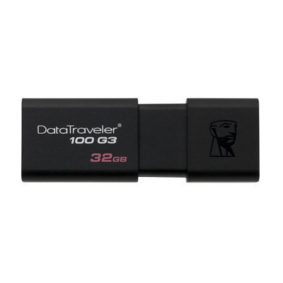 金士顿(Kingston)DT100G3 32GB USB3.0 U盘--黑色(新老包装随机发货)