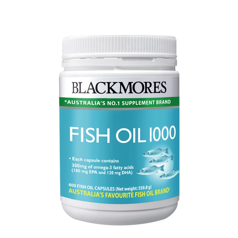 澳佳宝 Blackmores 深海鱼油软胶囊 400粒 中老年fish oil澳洲无腥味