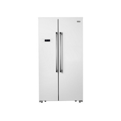 奥马(homa)BCD-508WK 508升 对开门冰箱 防倾倒 家用 风冷无霜 电脑控温 节能 双开门式 白色