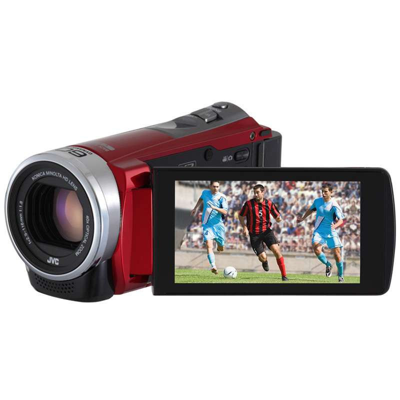 JVC 高清闪存摄像机 GZ-EX355RAC(红)+包
