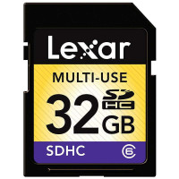 雷克沙(LEXAR)32G(Class6)SDHC储存卡