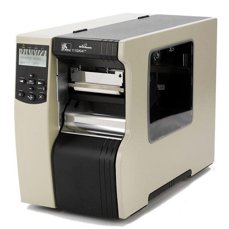 斑马(ZEBRA)110xi4 不干胶打印机 条码打印机 二维码标签打印机 金属坚固外壳 110XI4(600dpi)