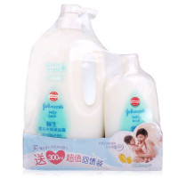 强生婴儿牛奶沐浴露1L送300ml超值装