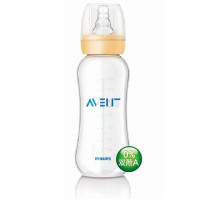 飞利浦新安怡标准口径PP奶瓶（8安士）240ml/8oz（M）奶嘴SCF971/26