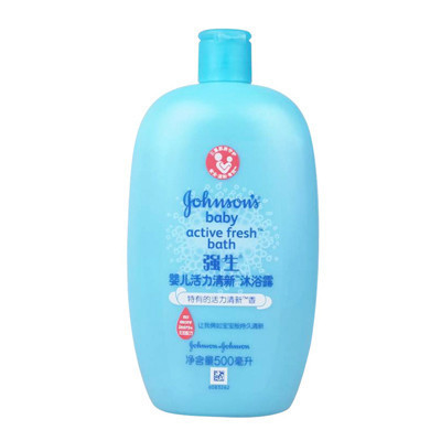 强生婴儿活力清新沐浴露500ml