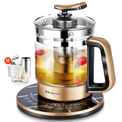 金正(NINTAUS)JZW-1513E 智能养生壶 煎药壶 玻璃水壶 电热水壶 不锈钢发热盘1.8L