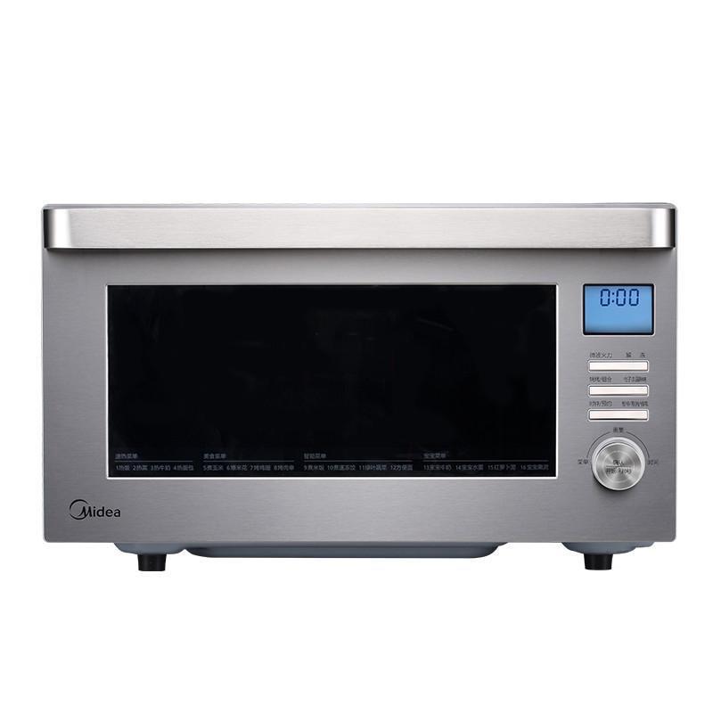 美的(Midea)微波炉M5-236A银色 微电脑镜面触控 23L平板