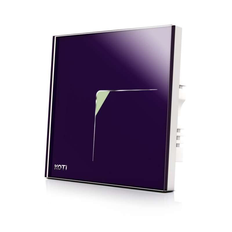 柯帝(KOTI)触摸遥控开关后现代单控智能开关 单路 星空蓝