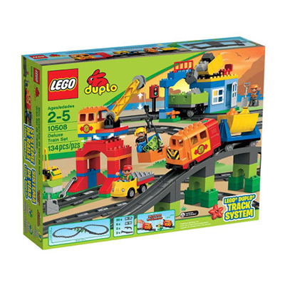 LEGO 乐高 Duplo 得宝系列豪华火车套装 10508 塑料玩具 100-200块 2-5岁