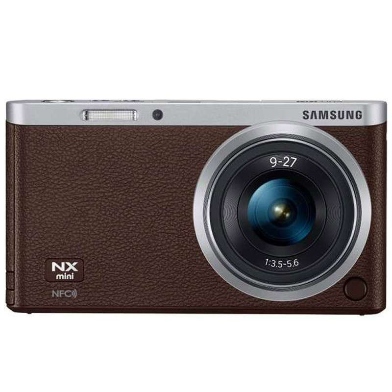 三星微单相机NX mini(棕)+9mm/9-27mm镜头+16G卡