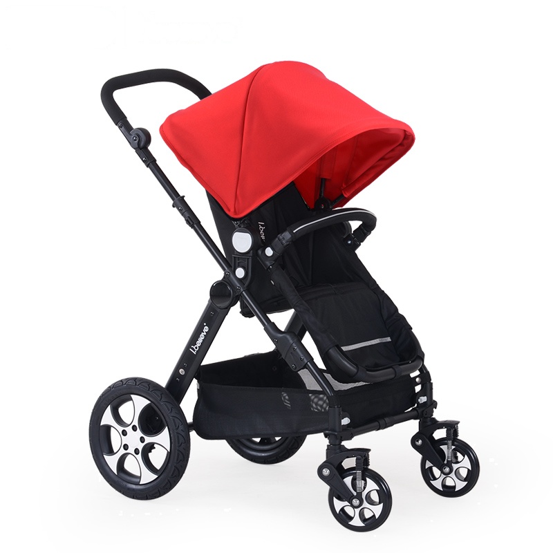 I.believe爱贝丽婴儿推车定制款旗舰运动版红黑