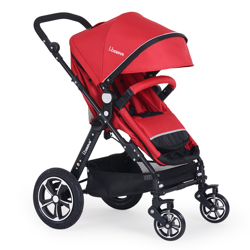 I.believe爱贝丽婴儿推车全色款精英运动版红