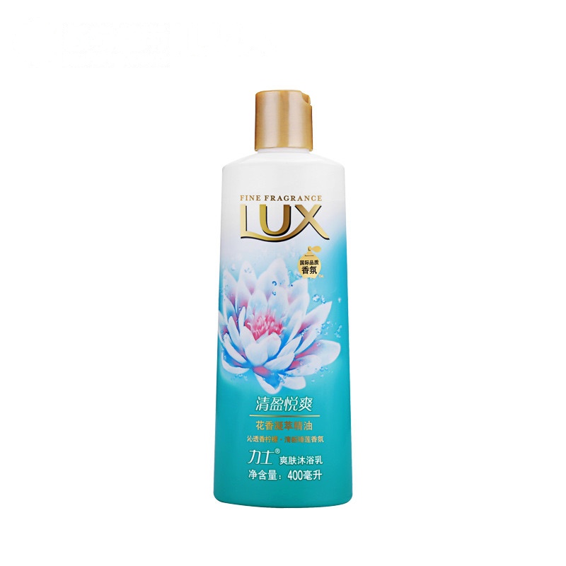 力士(Lux)沐浴露 爽肤沐浴乳清盈悦爽400ml[联合利华]