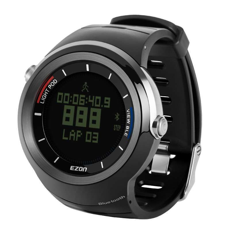 EZON宜准蓝牙智能运动手表健步者S2A01(黑色)