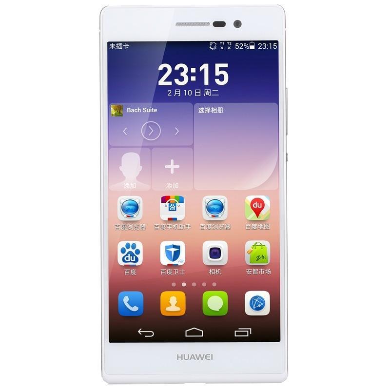 华为手机P7-L00（白色）联通版