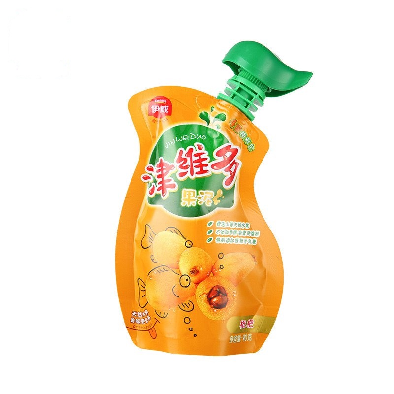 伊威（eastwes）津维多果泥枇杷90克/袋（6个月以上宝宝适用）