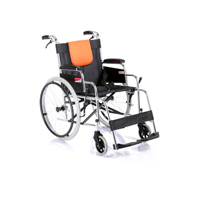 鱼跃(YUWELL)H062轮椅 加强铝合金 软座可折叠 免充气轻便老人手动轮椅车代步车