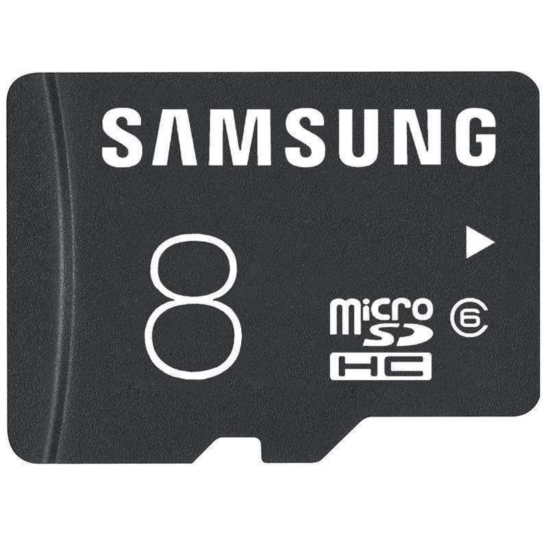 三星(SAMSUNG) MicroSD存储卡 8G(CLASS6 24MB/s) 标准版(Standard)