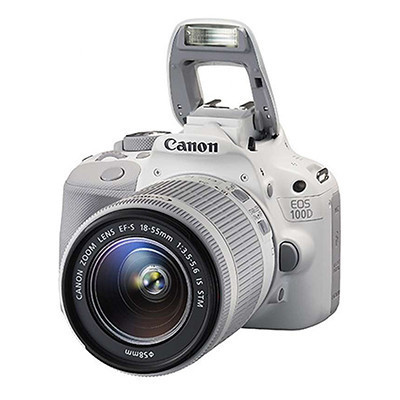 佳能(Canon) EOS 100D KIT(EF-S18-55ISSTM)入门级单反相机 (白)
