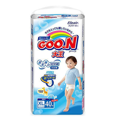 大王(GOO.N)拉拉裤/裤式尿裤(男)XL40[12-20kg]