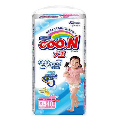 大王(GOO.N)拉拉裤/裤式尿裤(女)XL40[12-20kg]