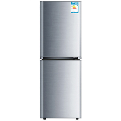 康佳(KONKA)BCD-172TJ-GY 172升两门冰箱 双门小冰箱 速冷保鲜 节能静音 家用租房必备 (银色)