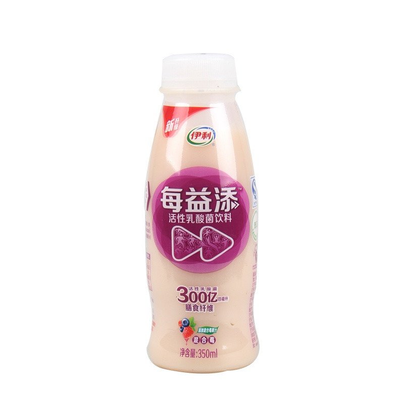 伊利每益添活性乳酸菌饮料-混合莓350ml